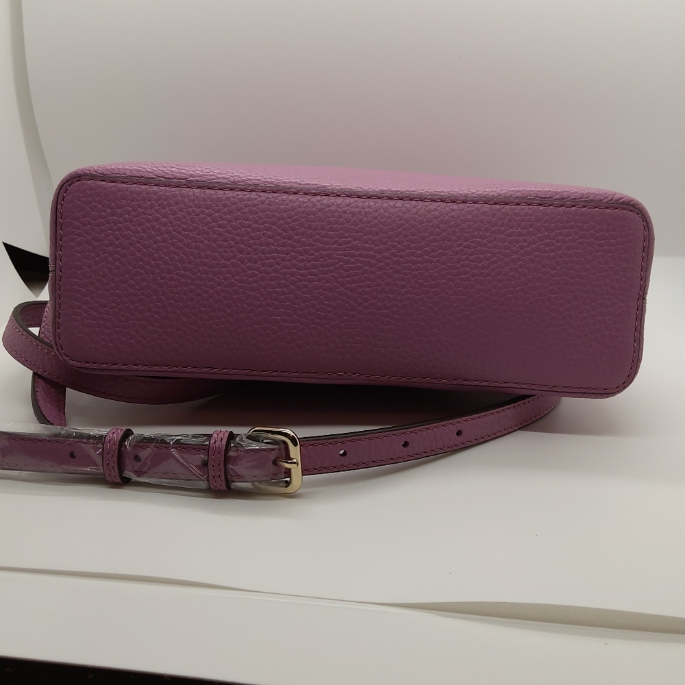 Kate Spade NWT Hanna Pebbled Leather Valerian Crossbody Bag - Picture 9 of 15